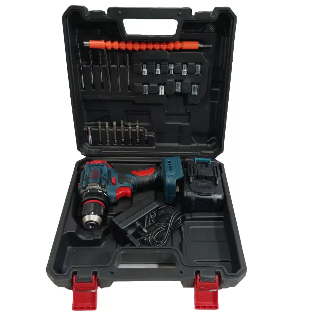 پیچ گوشتی شارژی باس مدل single-battery-brushless مجموعه 29 عددی پیچ گوشتی شارژی باس مدل single-battery-brushless مجموعه 29 عددی