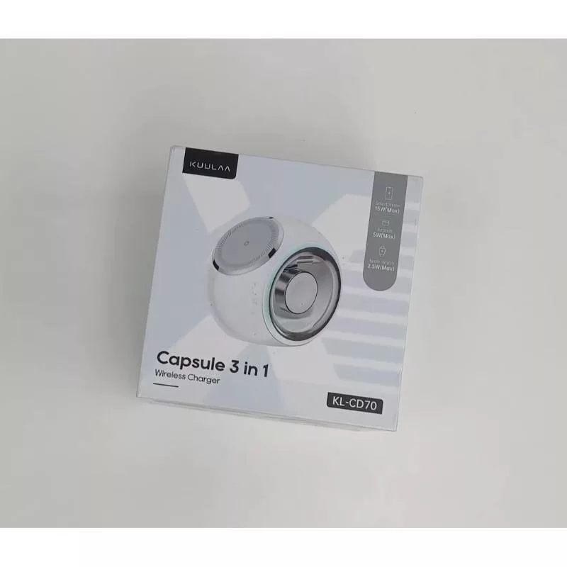 داک شارژر بی سیم کولا مدل KL-CD70 3in1