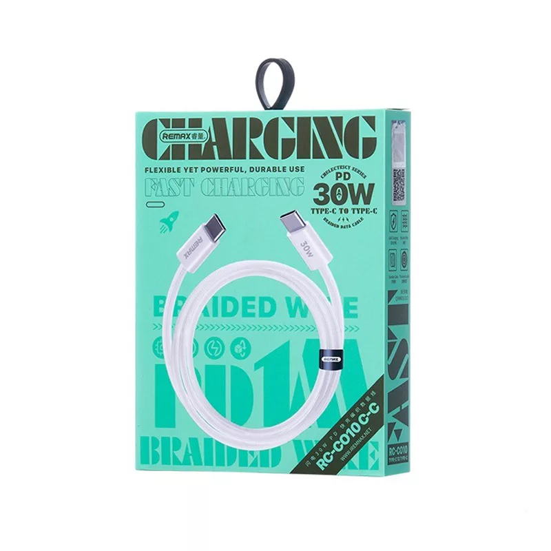 شارژر دیواری 25 وات ریمکس مدل A55 به همراه کابل تبدیل USB-C