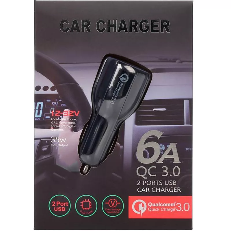 شارژر فندکی 35 وات مدل QC 3