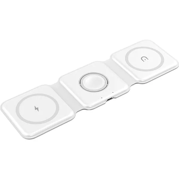 شارژر بی سیم مدل 3in1 magnetic wireless charger