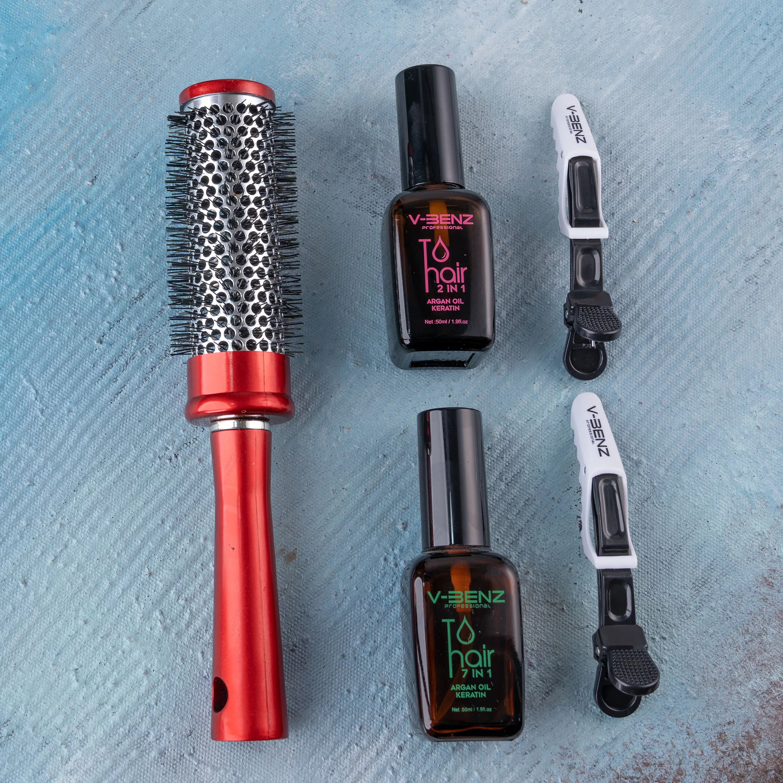 مجموعه محصولات مو وی بنز مدل V-8048 بسته 6 عددی