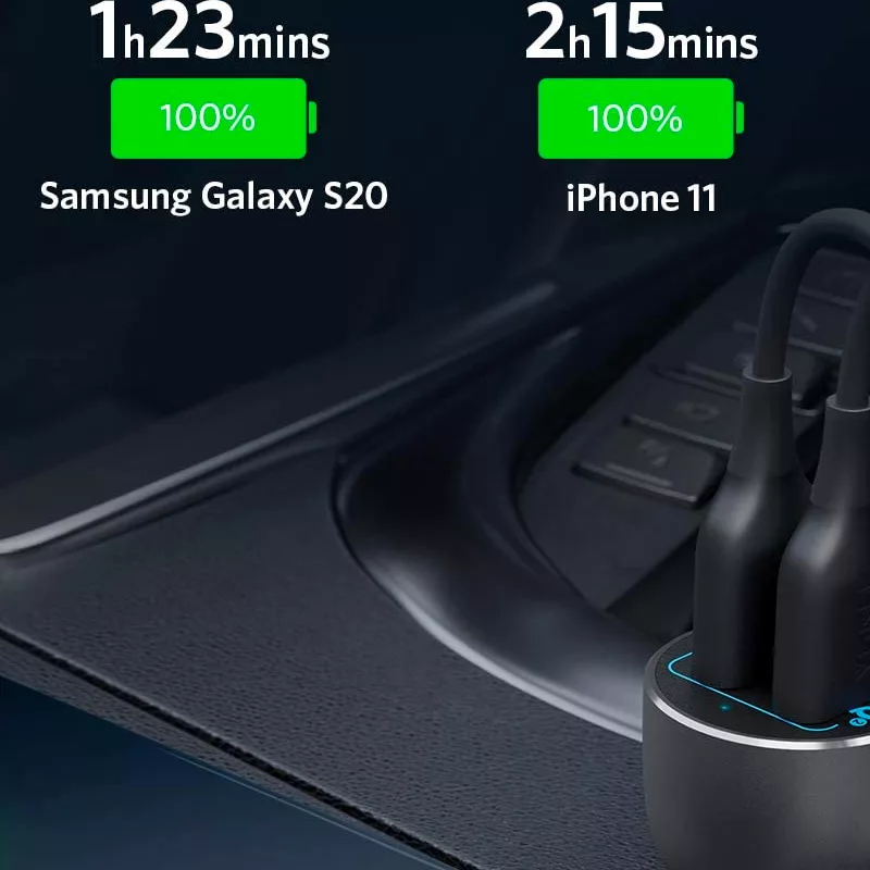 شارژر فندکی انکر مدل Power Drive III