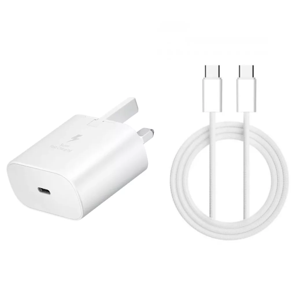 شارژر دیواری 25 وات مدل EP-TA800XW به همراه کابل USB-C