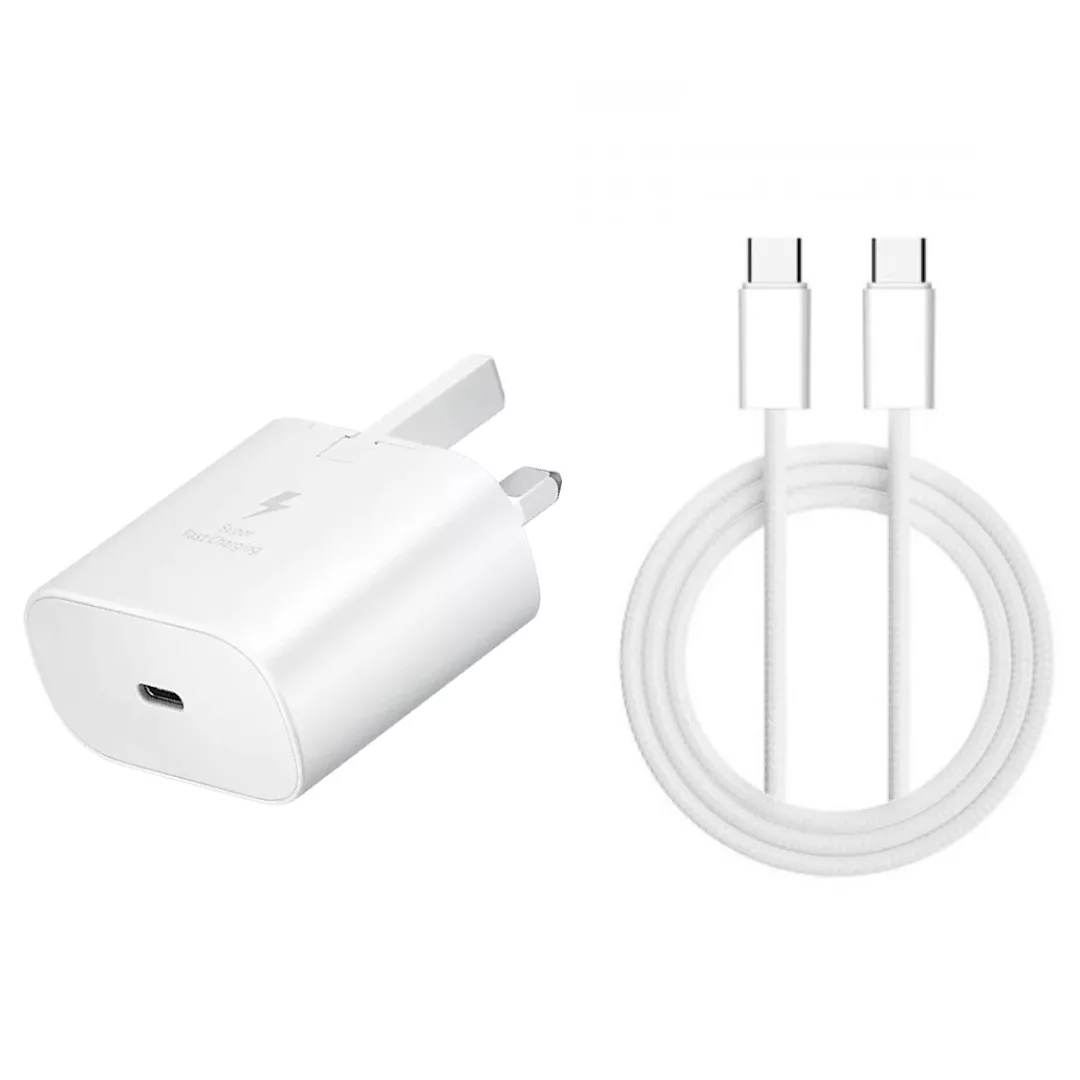 شارژر دیواری 25 وات مدل EP-TA800XW به همراه کابل USB-C