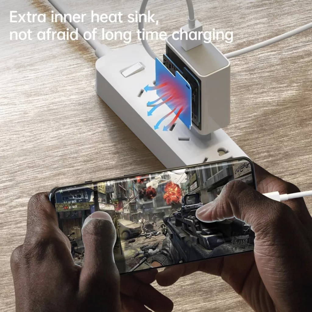 شارژر دیواری 120 وات مدل MDY-11-EZ