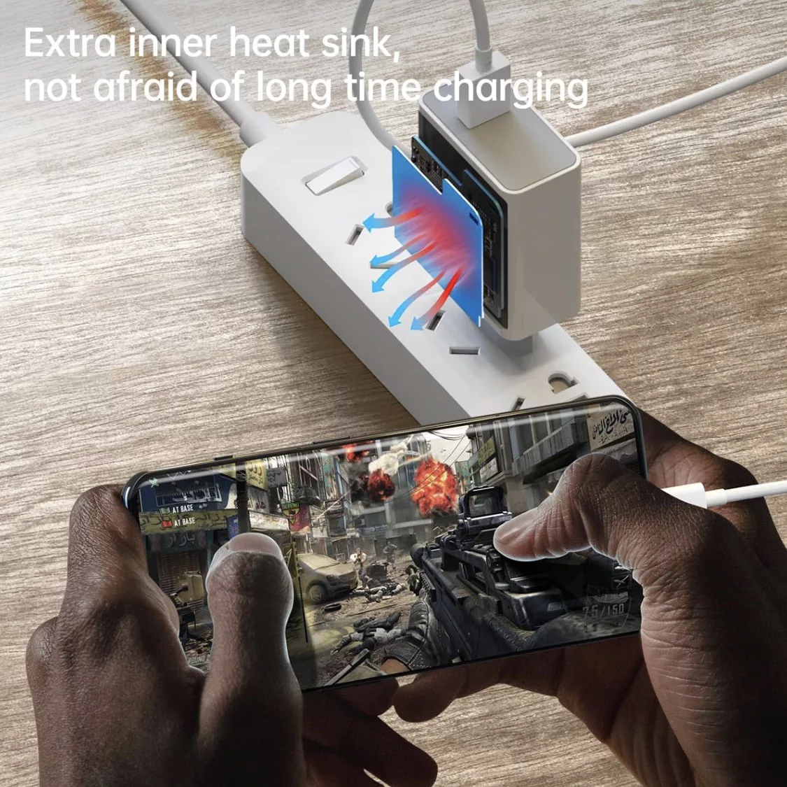 شارژر دیواری 120 وات مدل MDY-11-EZ