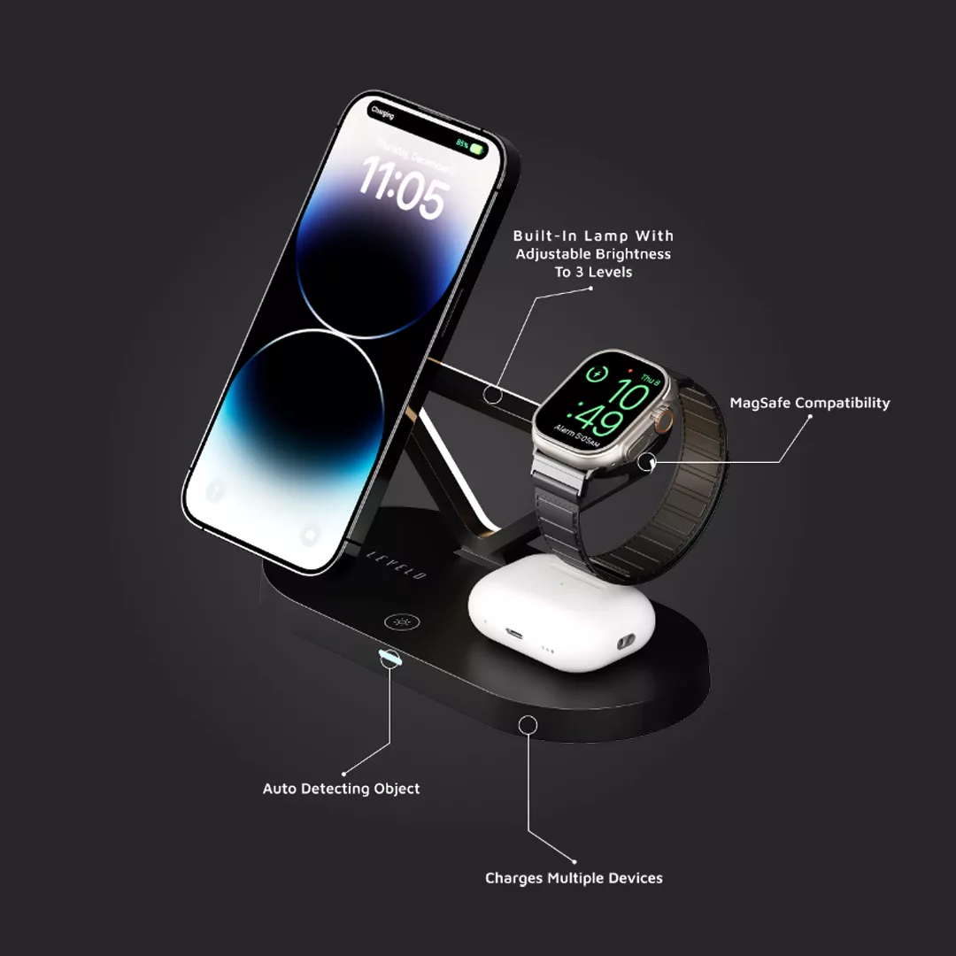 داک شارژر بی سیم لِولو مدل PREMIO