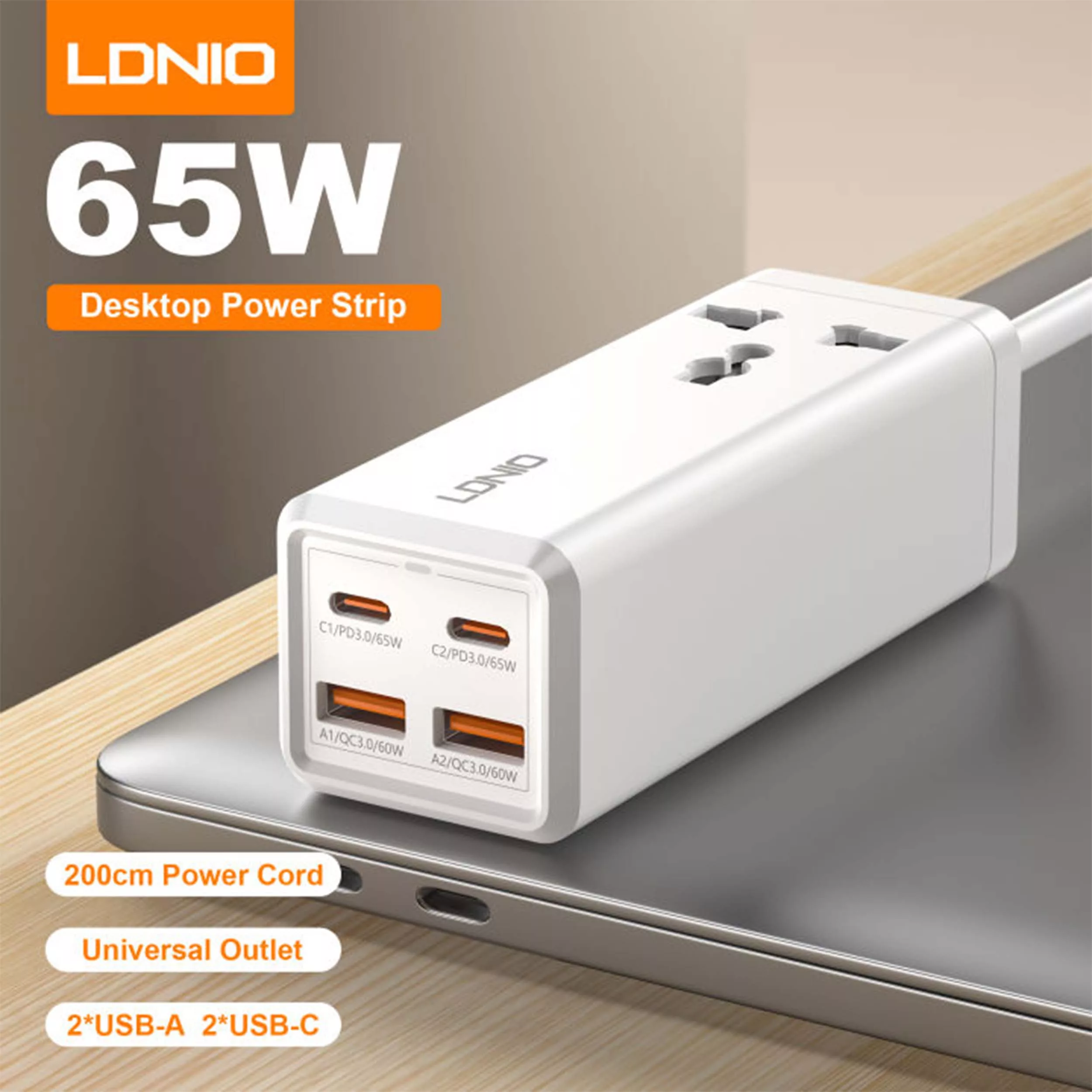 شارژر رومیزی الدینیو مدل 65W-A4610C