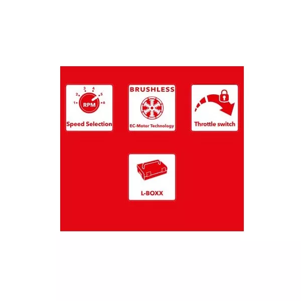 پیچ گوشتی ضربه ای شارژی فلکس مدل ID 1/4 18.0-EC HD/5.0 Set