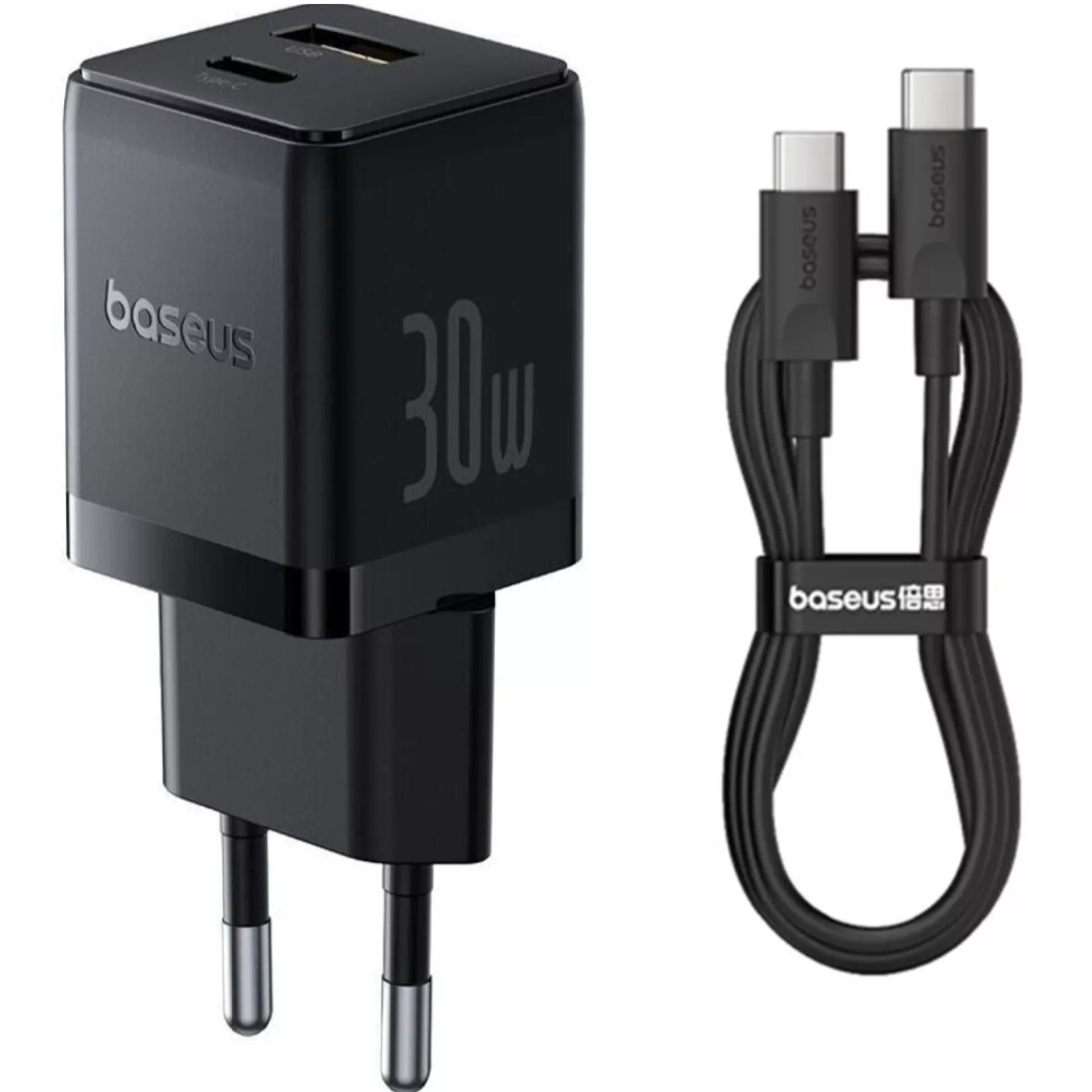 شارژر دیواری 30 وات بیسوس مدل Palm 30W  به همراه کابل USB-C