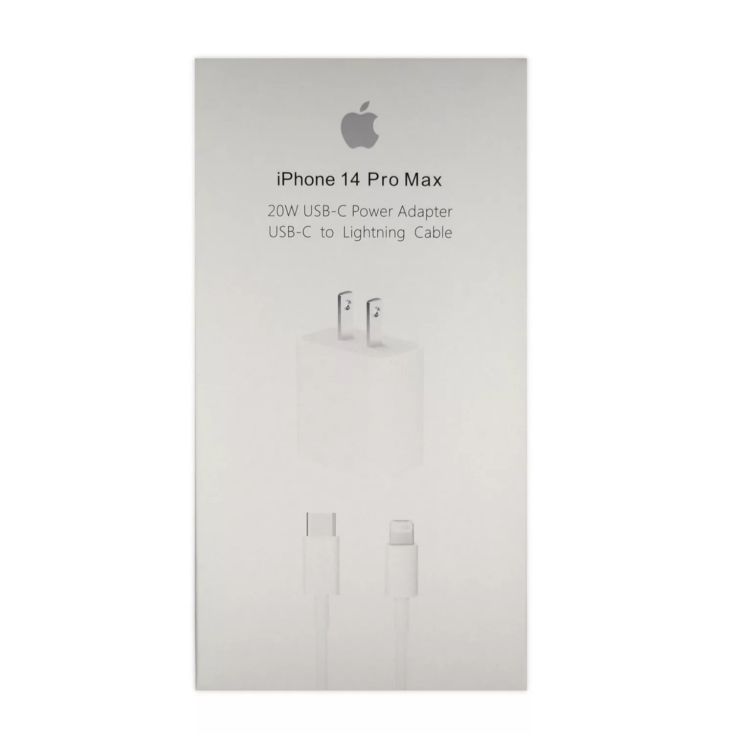 شارژر دیواری 20 وات مدل IPHONE 14 PRO MAXX به همراه کابل لایتنینگ