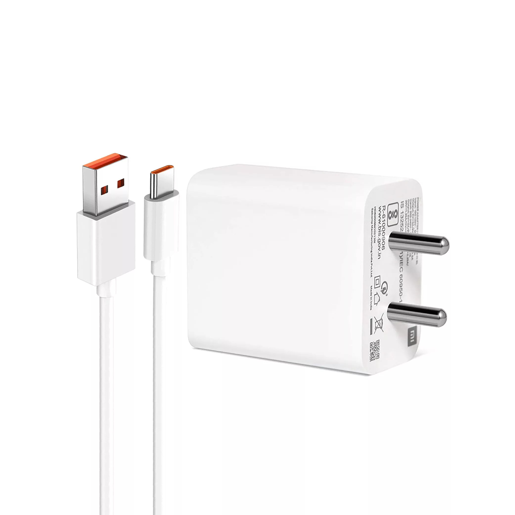 شارژر دیواری شیائومی مدل MDY-11-EL به همراه کابل تبدیل USB-C