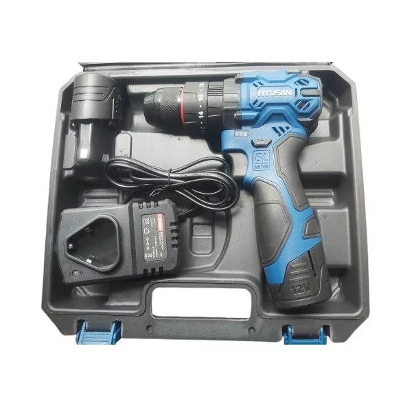 دریل پیچ گوشتی شارژی 12 ولت چکشی هیوسان مدل HS1230-B