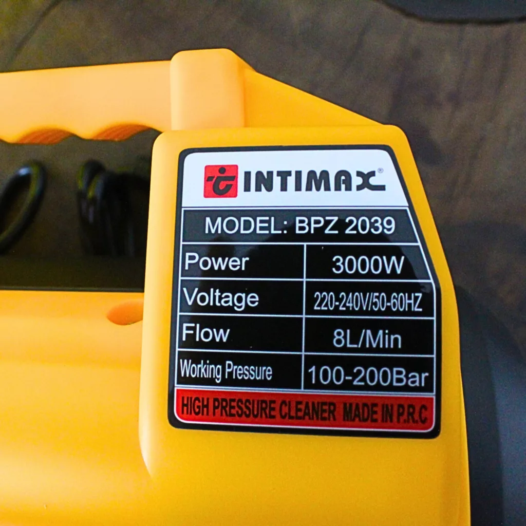 کارواش دینامی 140 بار 3000 وات اینتیمکث مدل 2039