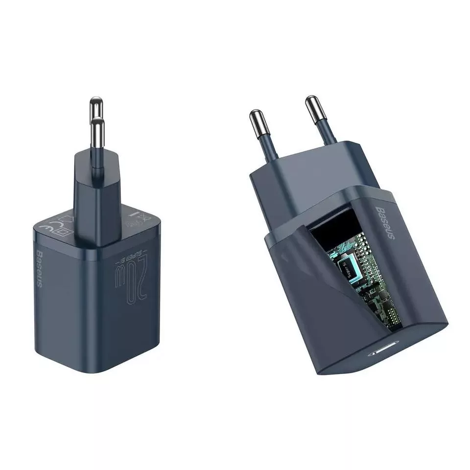 شارژر دیواری 20 وات باسئوس مدل TZCCSUP-B03 به همراه کابل شارژ لایتنینگ