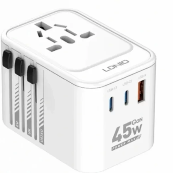 شارژر دیواری 45 وات الدینیو مدل Z8