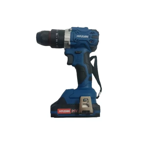 دریل پیچ گوشتی شارژی براشلس چکشی 21 ولت هیوسان مدل HS2135B