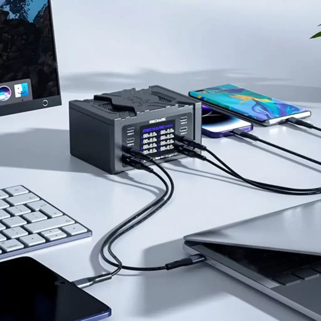 شارژر رومیزی مکانیک مدل v-power 8 max