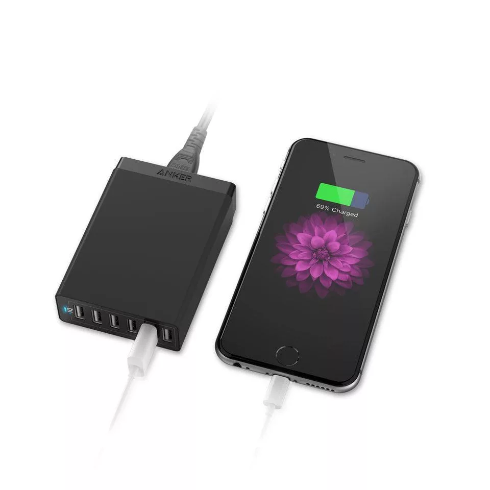 شارژر دیواری 60 وات 6 پورت انکر مدل A2123 Powerport 6