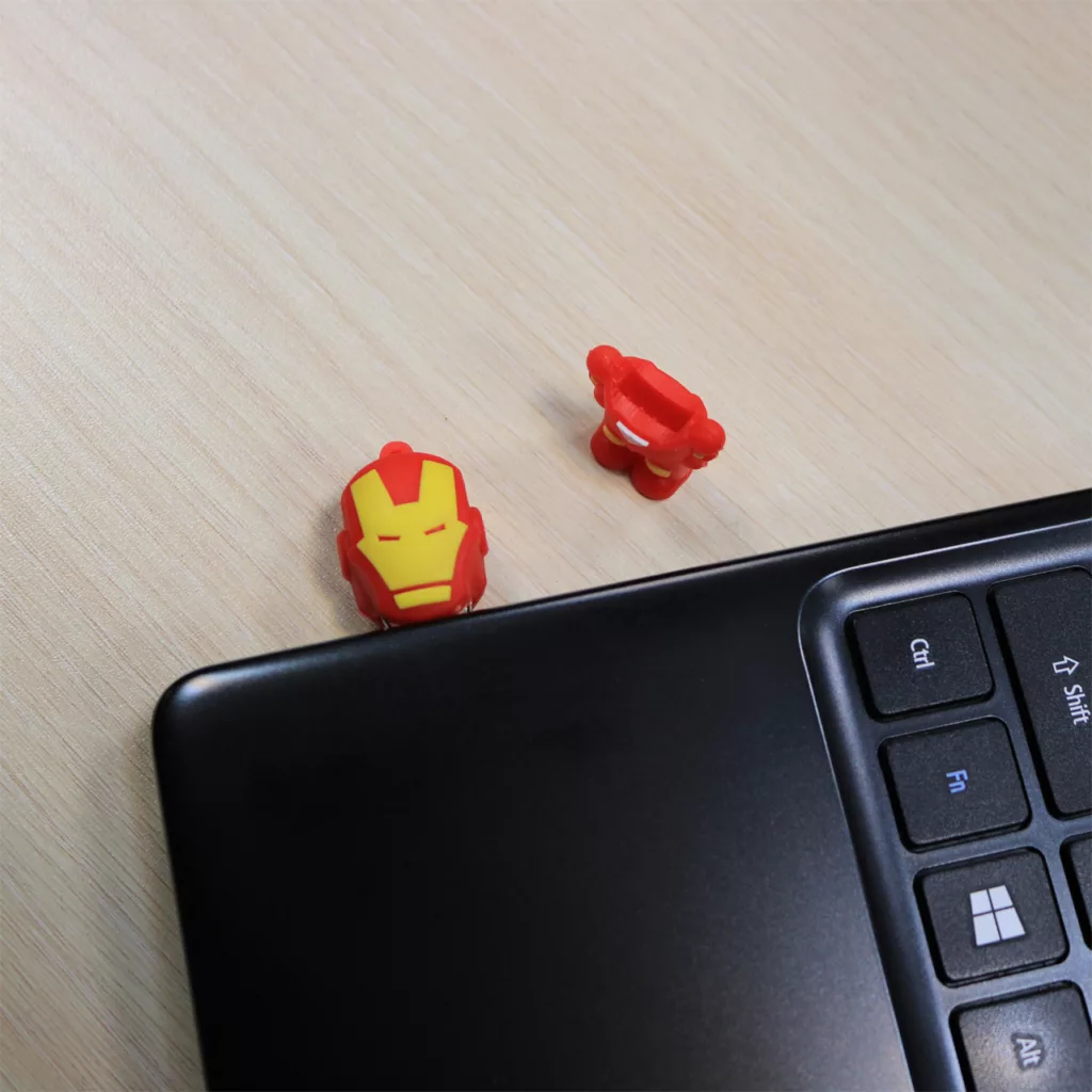 فلش مموری طرح مرد آهنی مدل Ul-Iron man01 ظرفیت 128 گیگابایت