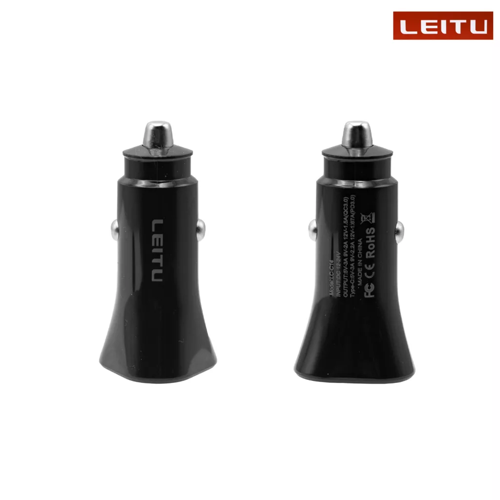 شارژر فندکی 20 وات لیتو مدل LC-C14 به همراه کابل تبدیل لایتنینگ