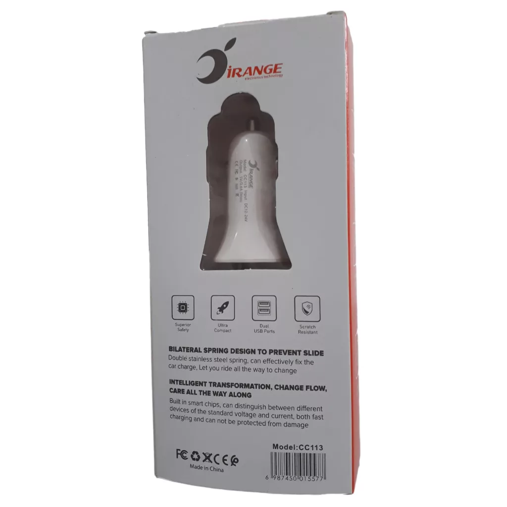 شارژر فندکی 3.4 وات آیرنج مدل CC113