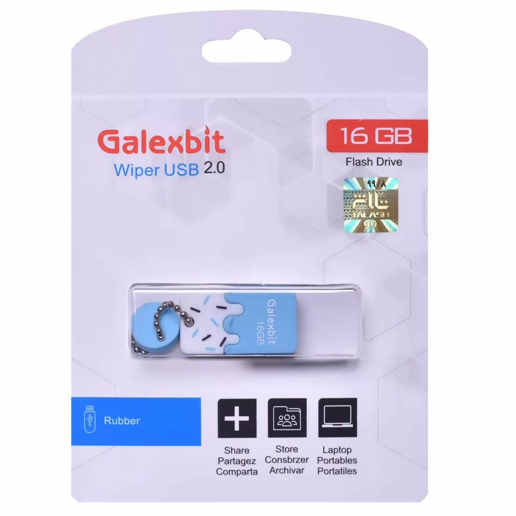 فلش مموری گلکسبیت مدل wiper ظرفیت 16 گیگابایت