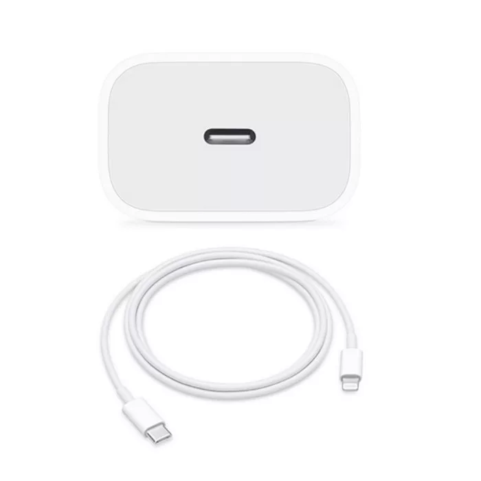 شارژر دیواری مدل A2347 به همراه کابل تبدیل لایتنینگ