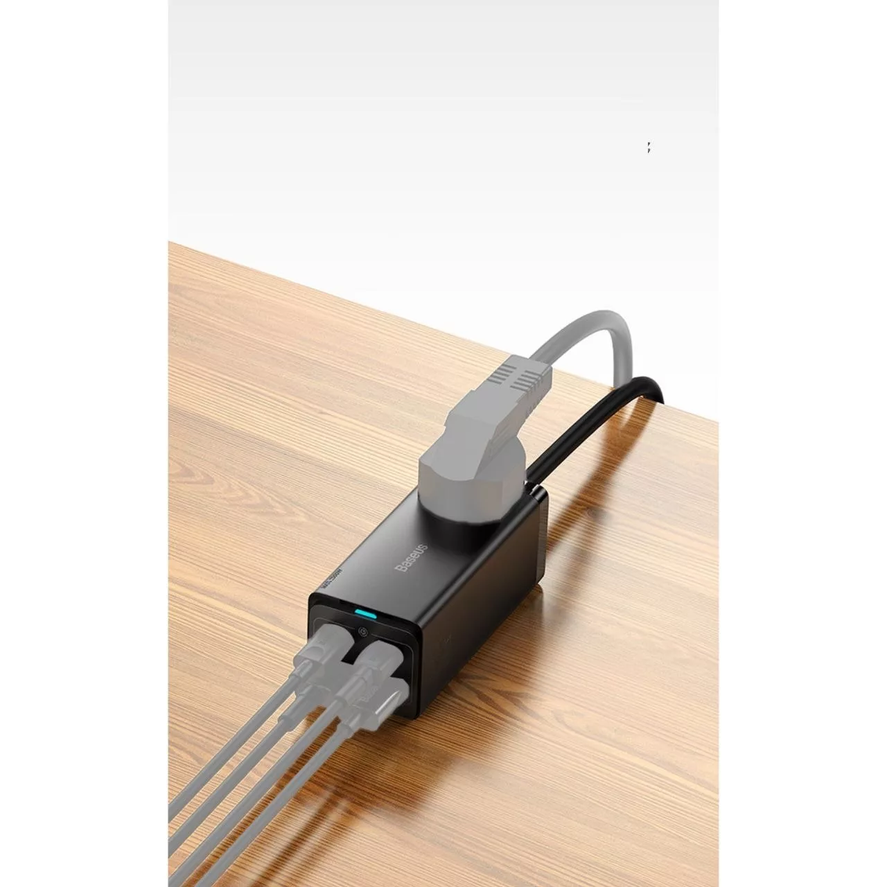 شارژر رومیزی باسئوس مدل Power Combo 65W به همراه کابل USB-C