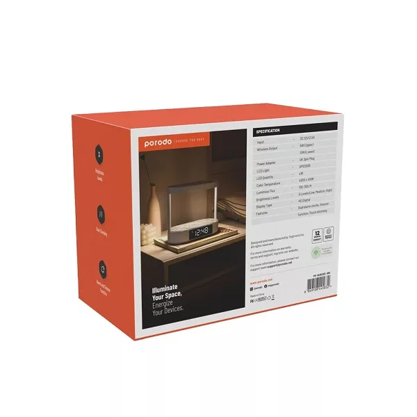 شارژر رومیزی 12 وات پرودو مدل  PD-BLWCDC