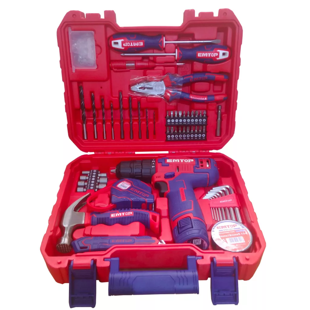 پیچ گوشتی شارژی ایمتاپ مدل EEDK09601 مجموعه 96 عددی