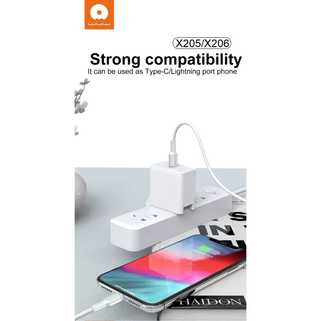 شارژر دیواری 45 وات جی ال وی مدل S25 Ultra به همراه کابل تبدیل USB-C