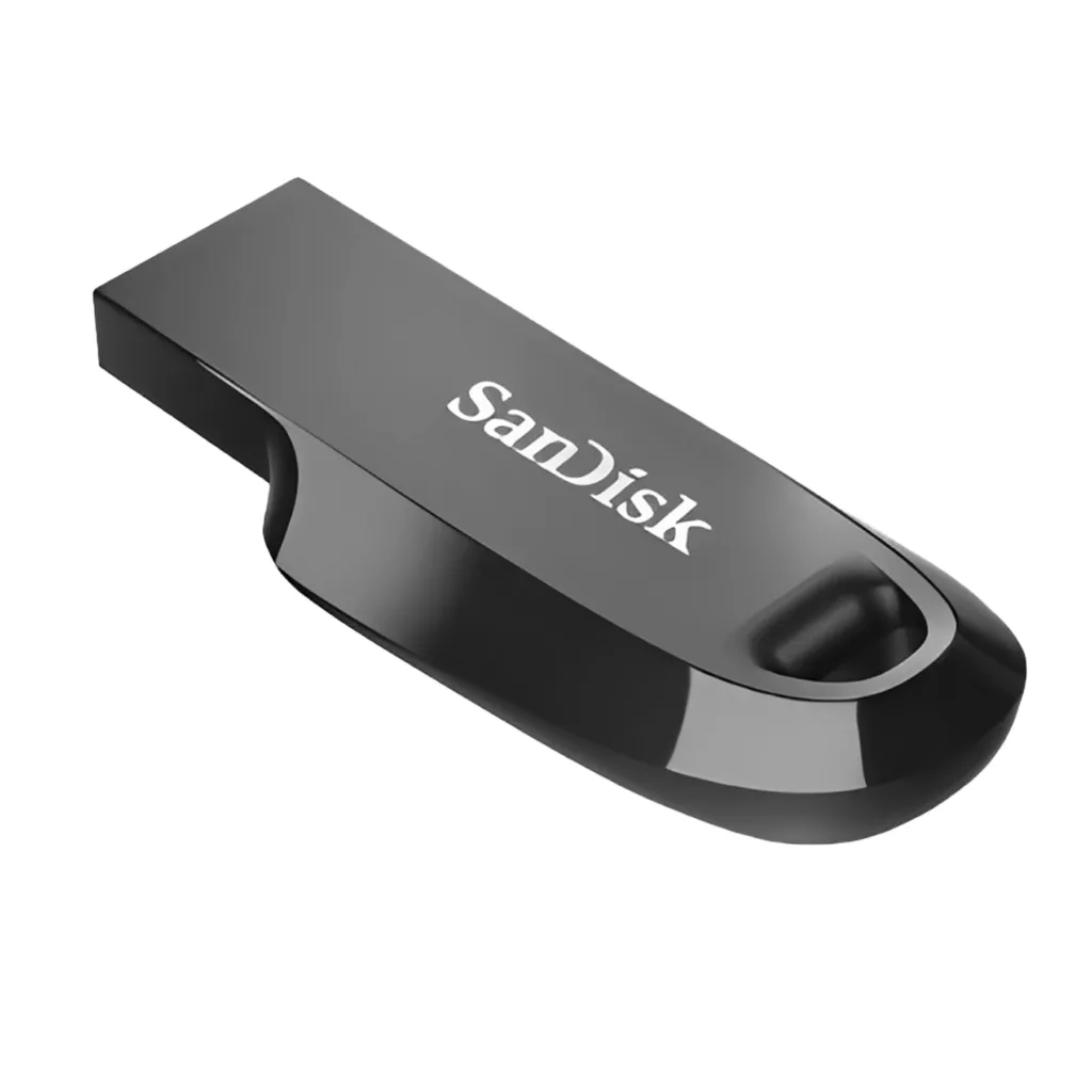 فلش مموری سن دیسک مدل CZ550 CURVE USB3.2 ظرفیت 256 گیگابایت