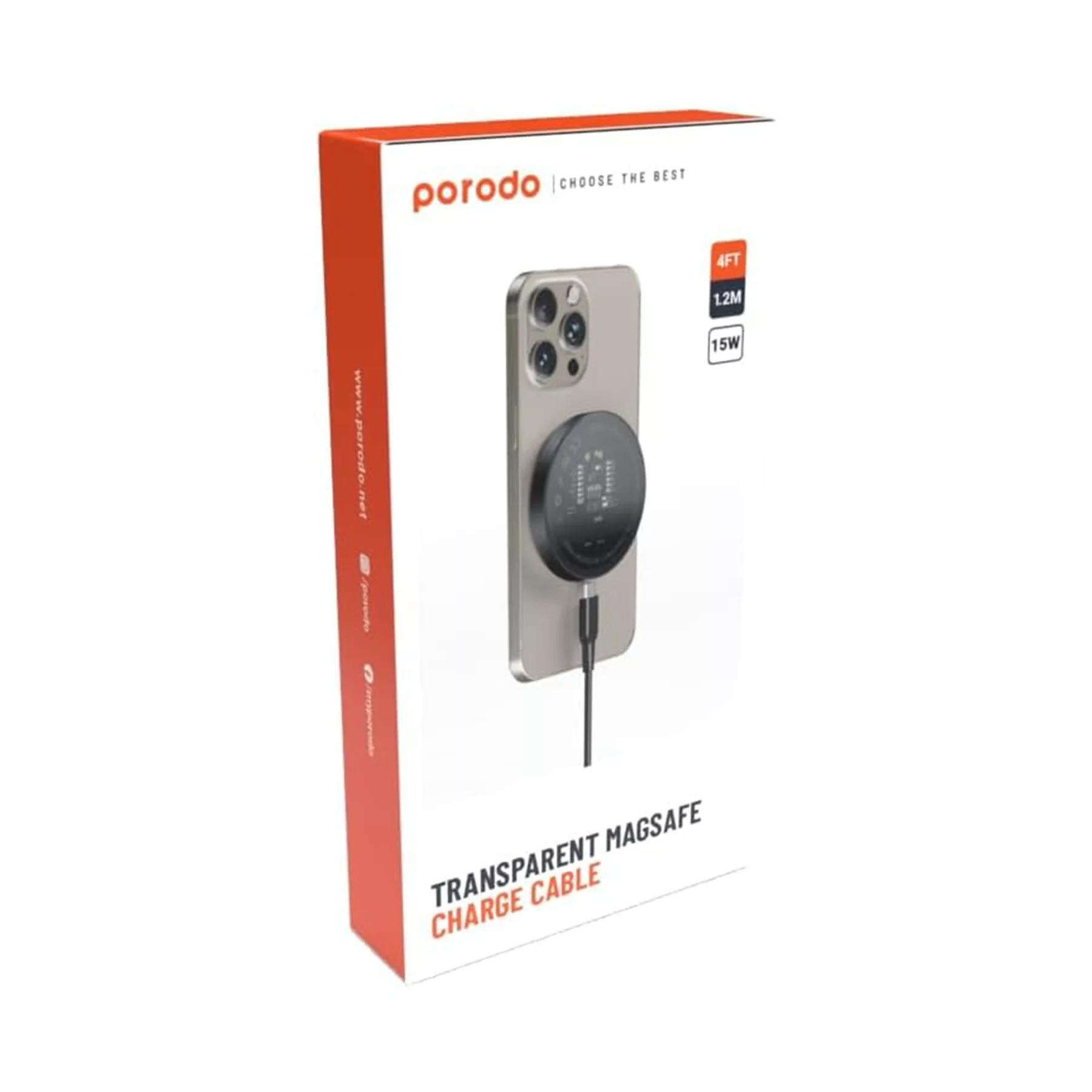 شارژر بی سیم پرودو مدل PD-MGSC12