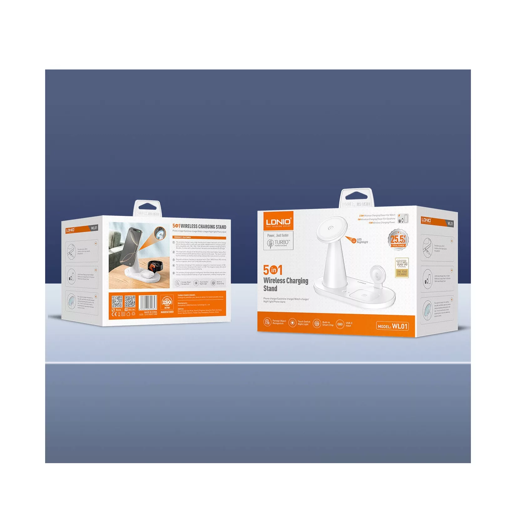 شارژر بی سیم الدینیو مدل WL01