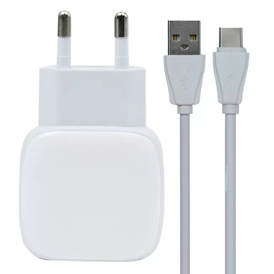 شارژر دیواری 20 وات الدینیو مدل A2313C به همراه کابل تبدیل usb-c
