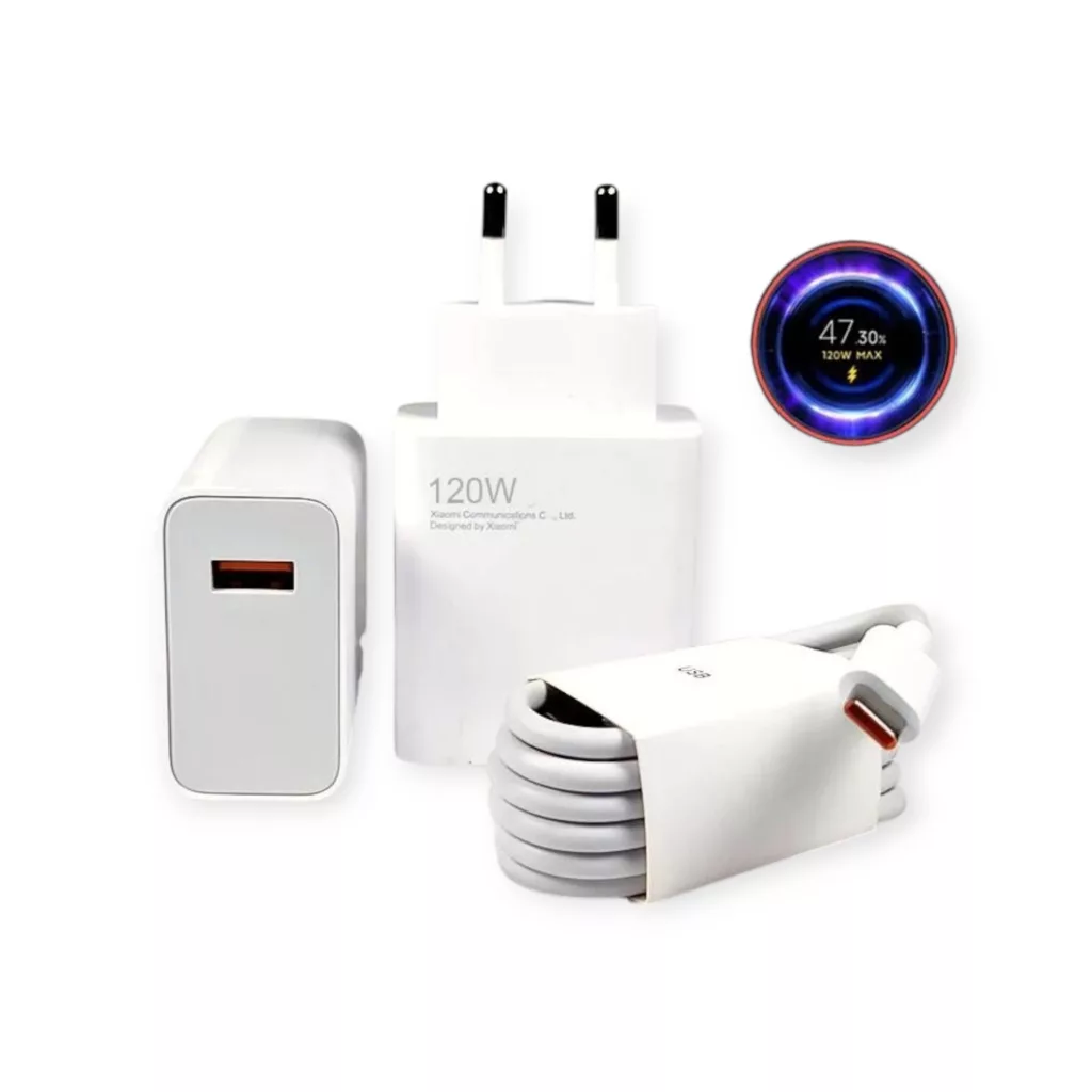 شارژر دیواری 120 وات مدل MDY-12-EF به همراه کابل USB-C