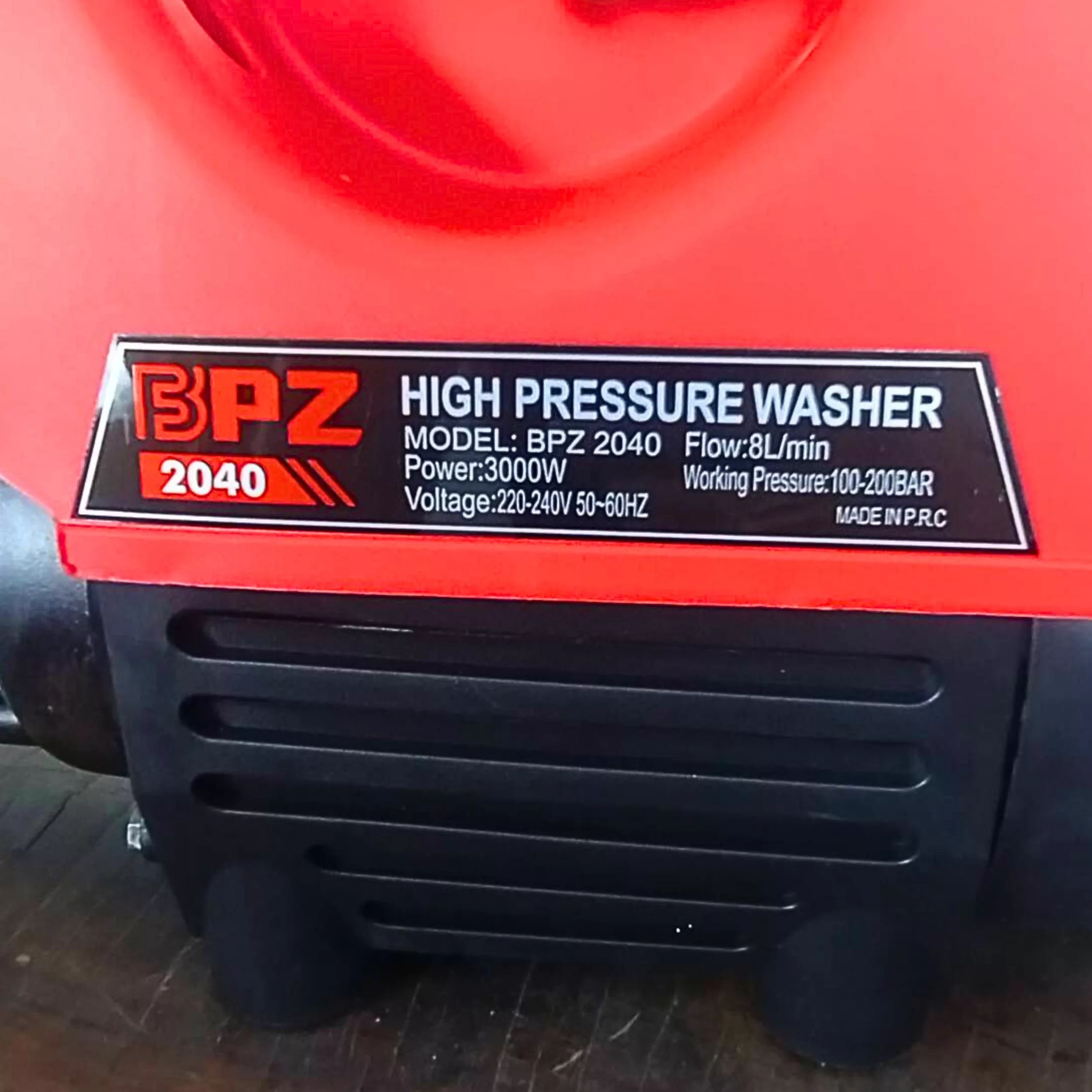 کارواش دینامی 140 بار 300 وات بی پی زد مدل BPZ2040