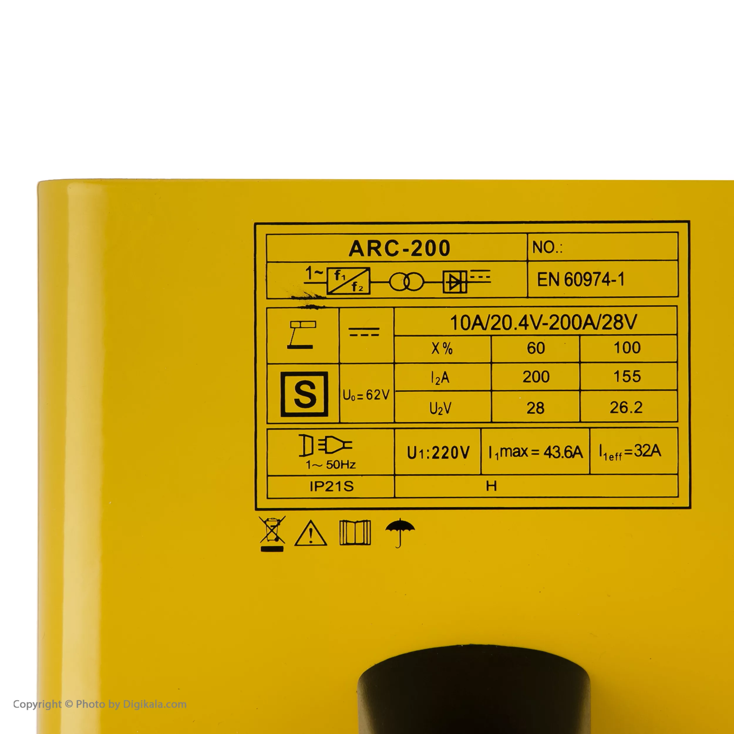 اینورتر جوشکاری 180آمپر پروتک مدل ARC-200