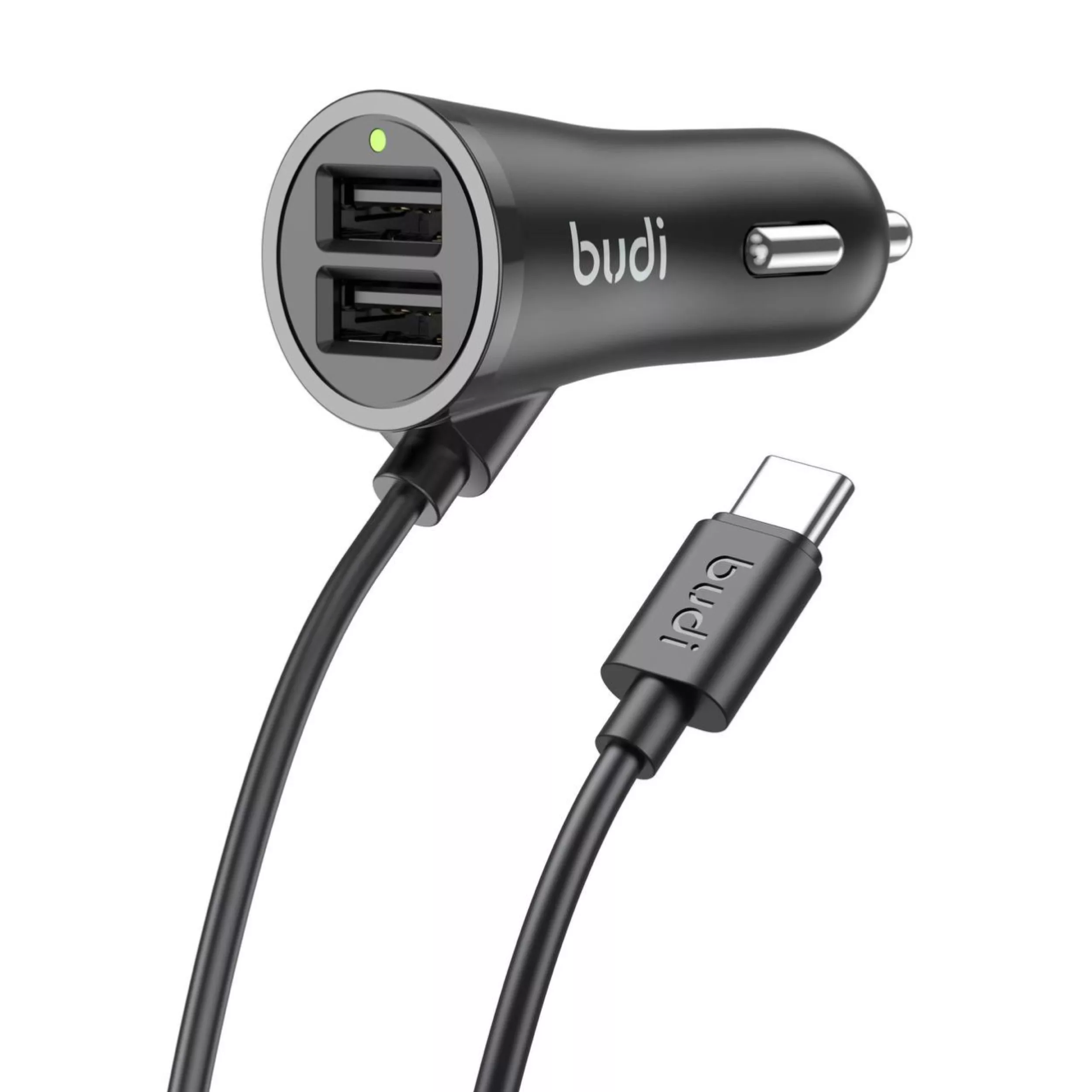 شارژر فندکی 17وات بودی مدل CC068TB1 به همراه کابل USB-C شارژر فندکی 17وات بودی مدل CC068TB1 به همراه کابل USB-C