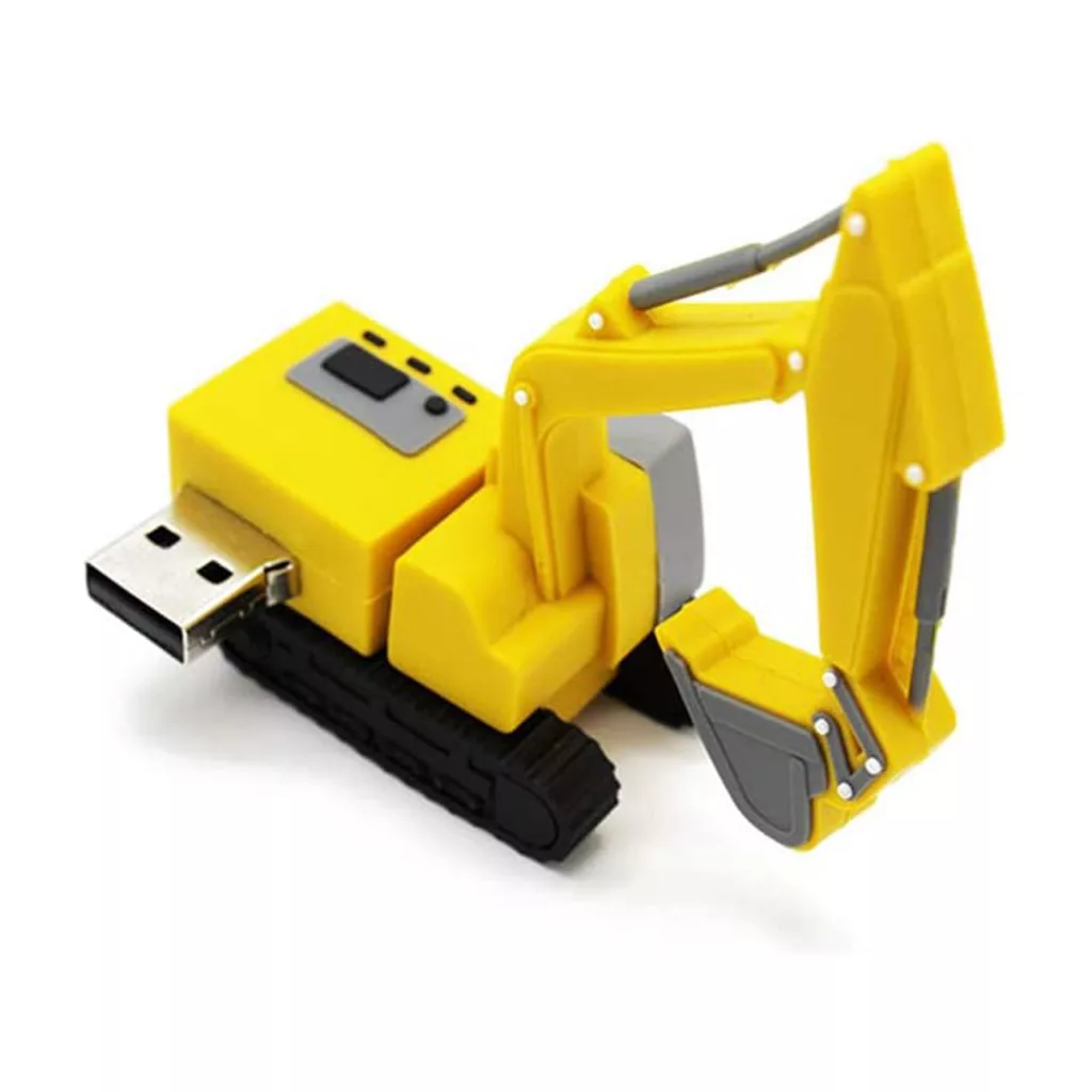 فلش مموری طرح بیل مکانیکی مدل UL-Excavator ظرفیت 16 گیگابایت