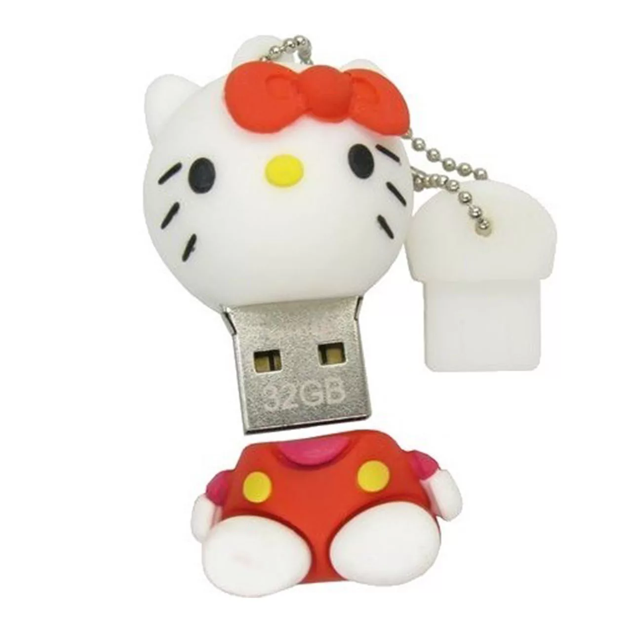 فلش مموری طرح کیتی نشسته مدل Ul-Kitty03 ظرفیت 32 گیگابایت