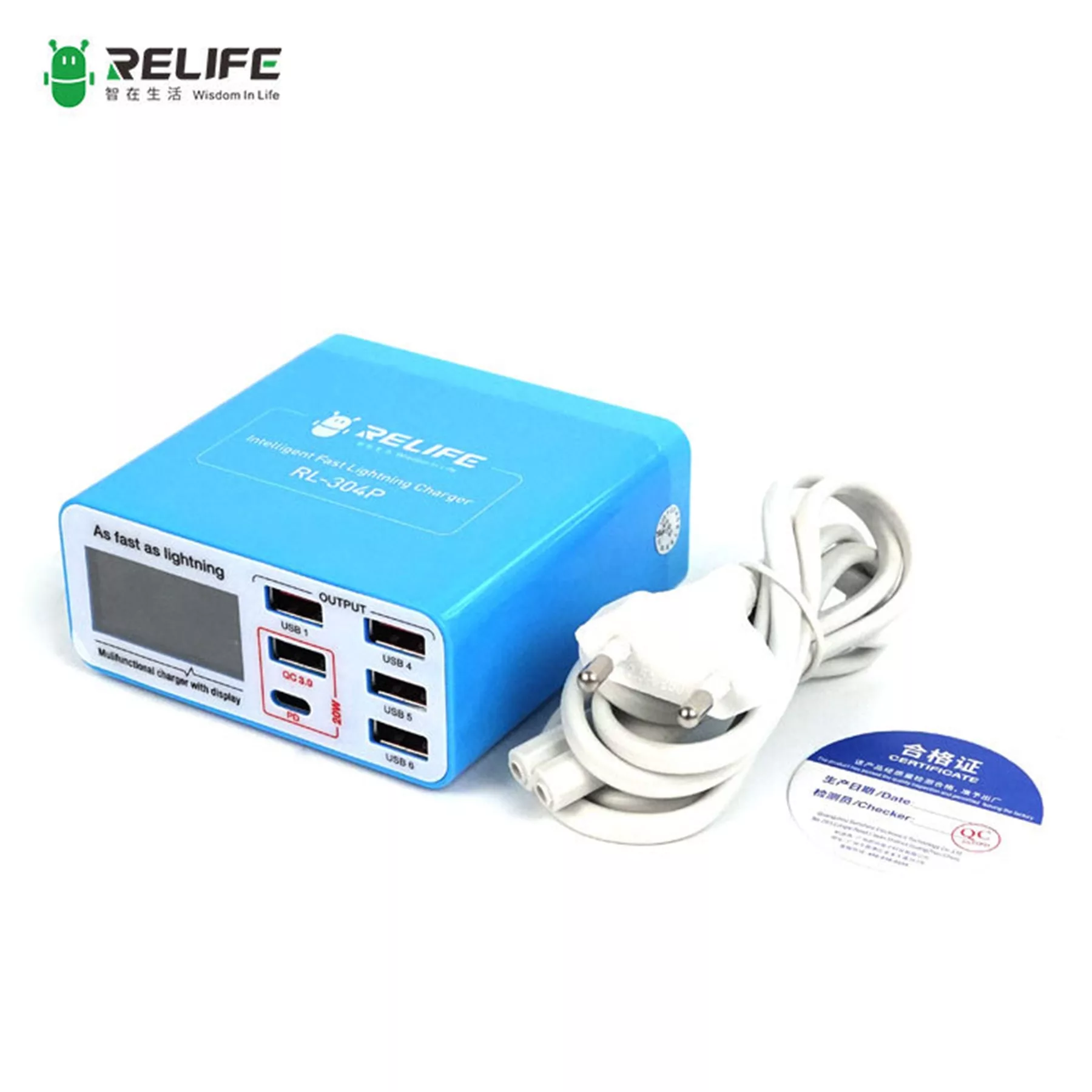 شارژر رومیزی ریلایف مدل RL-304P