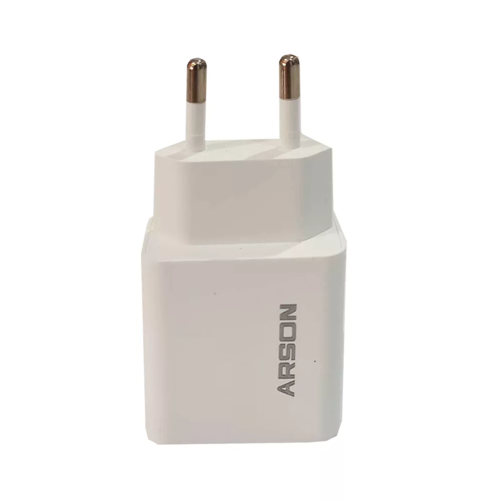 شارژر دیواری آرسون مدل AN-W20W به همراه کابل تبدیل MicroUSB