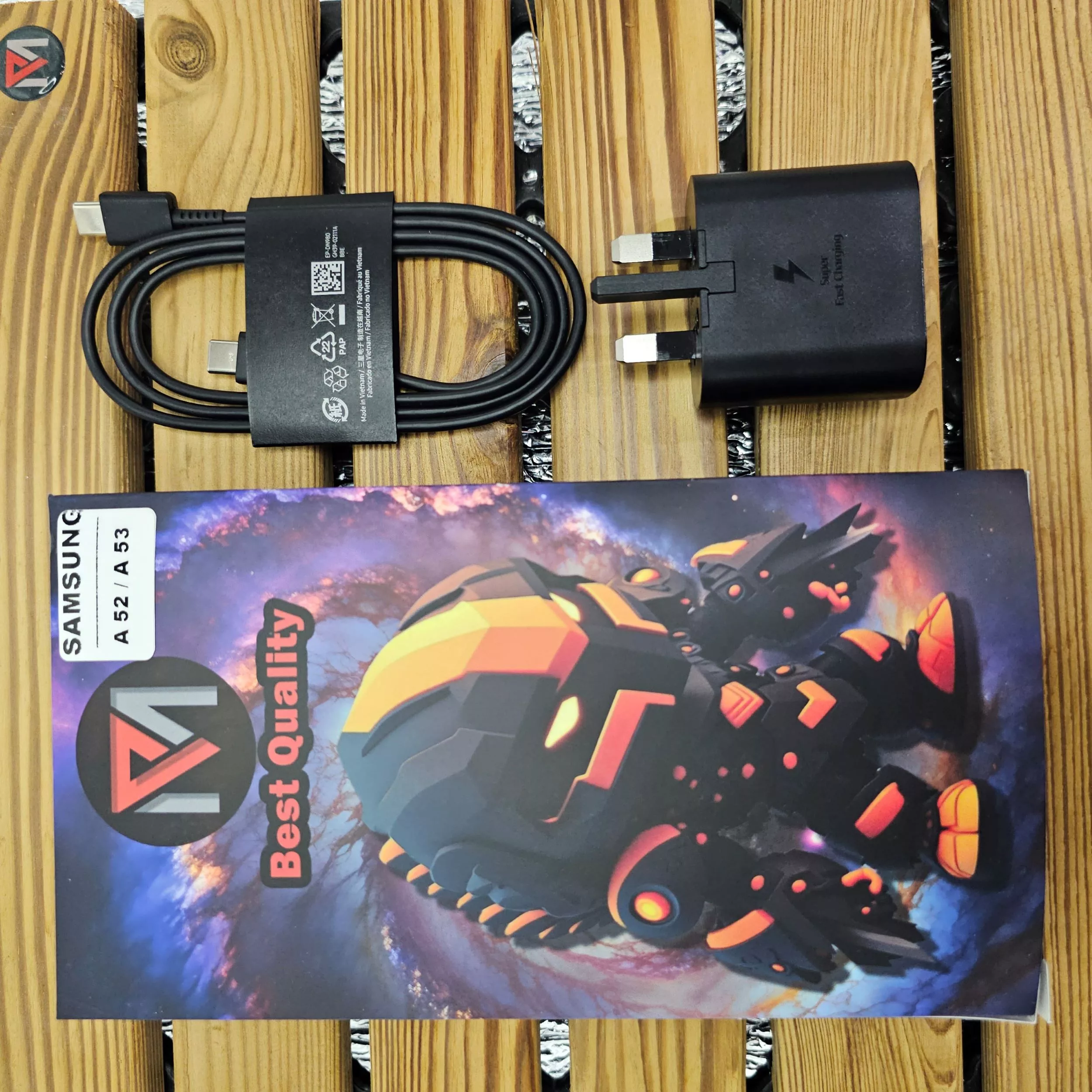 شارژر دیواری 25 وات ام پی مدل A52/A53 به همراه کابل USB-C