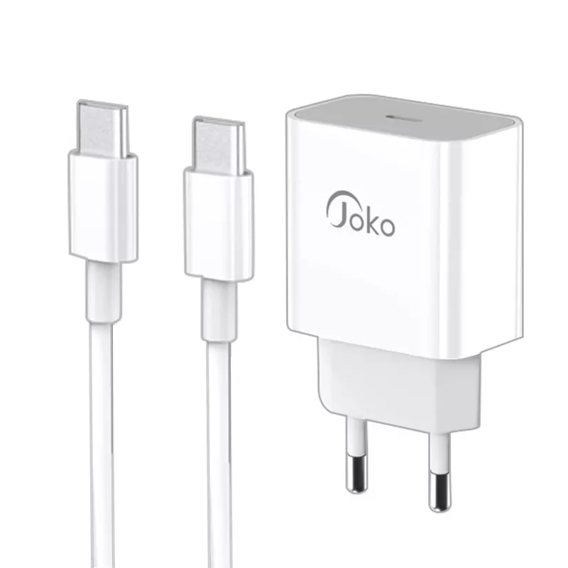 شارژر دیواری 20 وات جوکو مدل JK78-PX12 به همراه کابل تبدیل usb-C