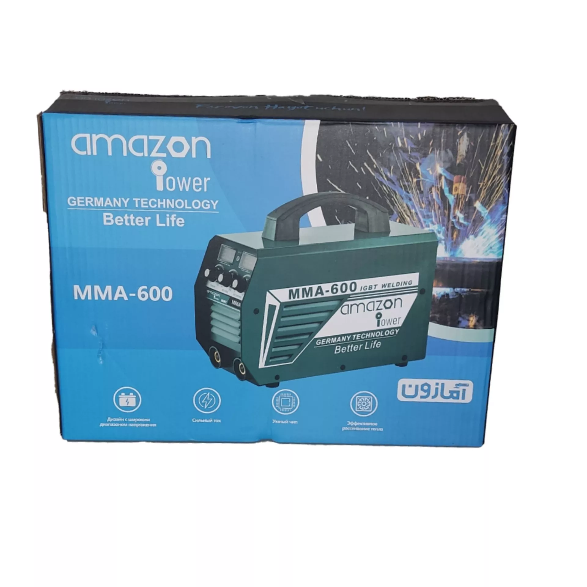 دسگاه جوش 600 آمپر امازون مدل MMA-600