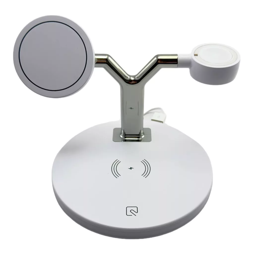 شارژر رومیزی کد12 مدل وایرلس Wireless Charging Station 3 in 1