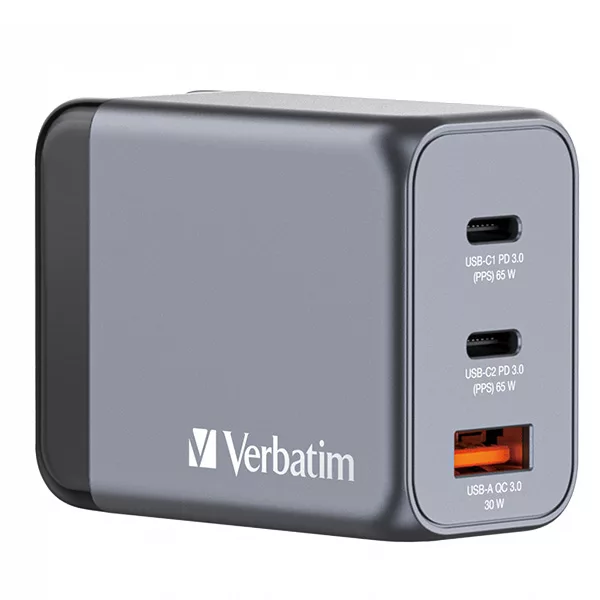 شارژر دیواری 65 وات ورباتیم مدل GaN